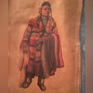 Denim Jacket w/ Native American Art